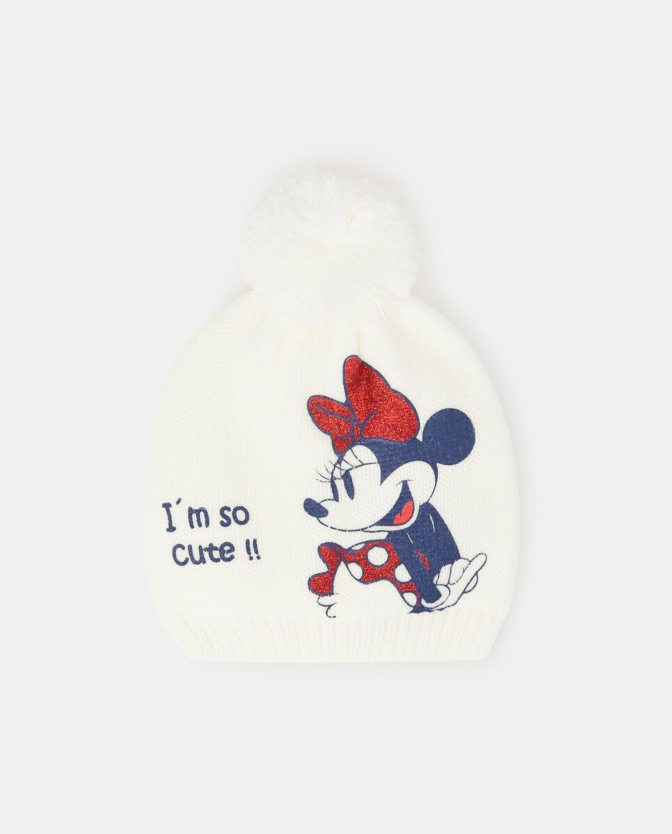 Bonnet Minnie jacquard avec n?ud