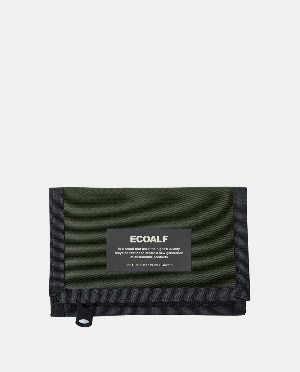 Pochette à scratch en matières recyclées militaire