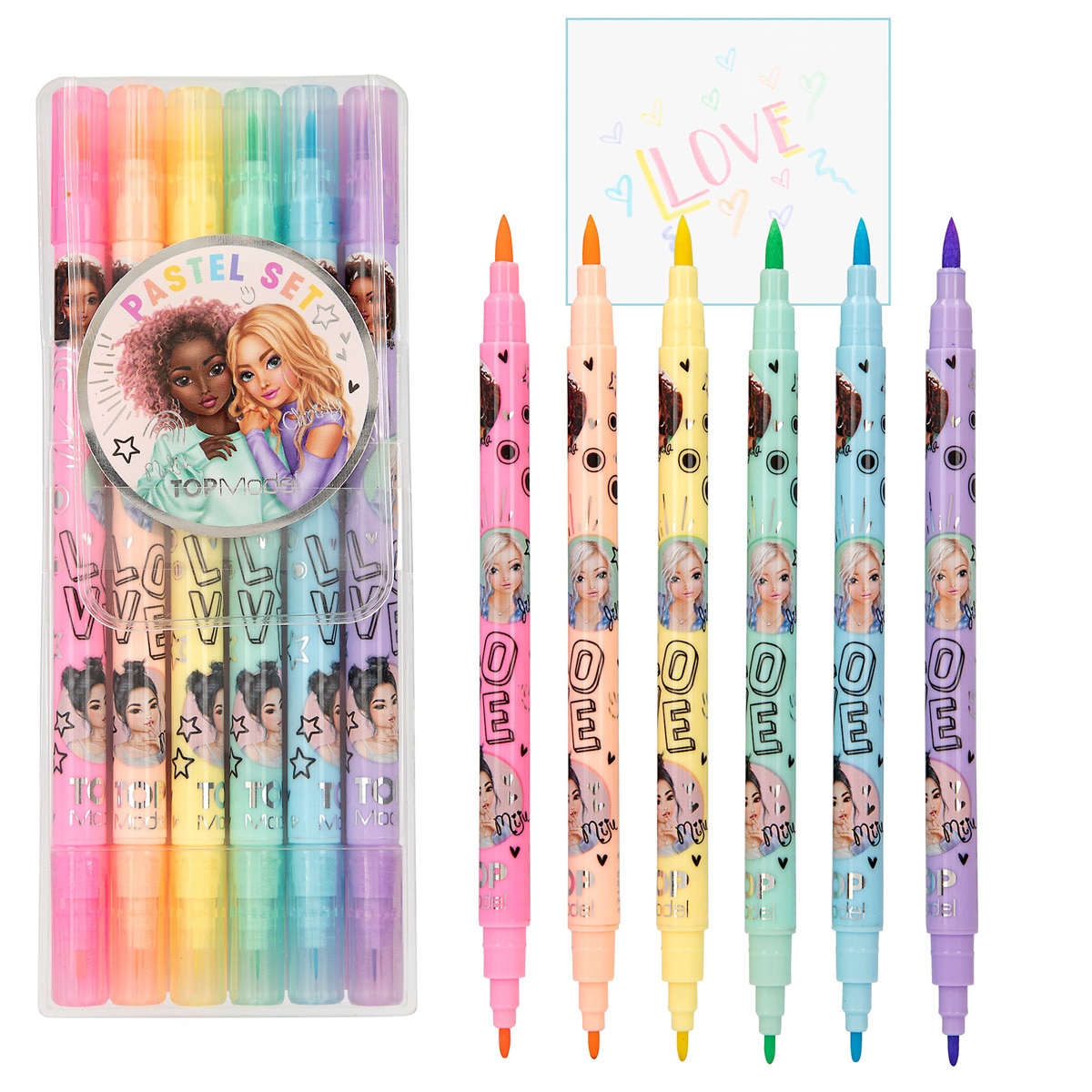 Conjunto de marcadores pastel TOPMODEL 1