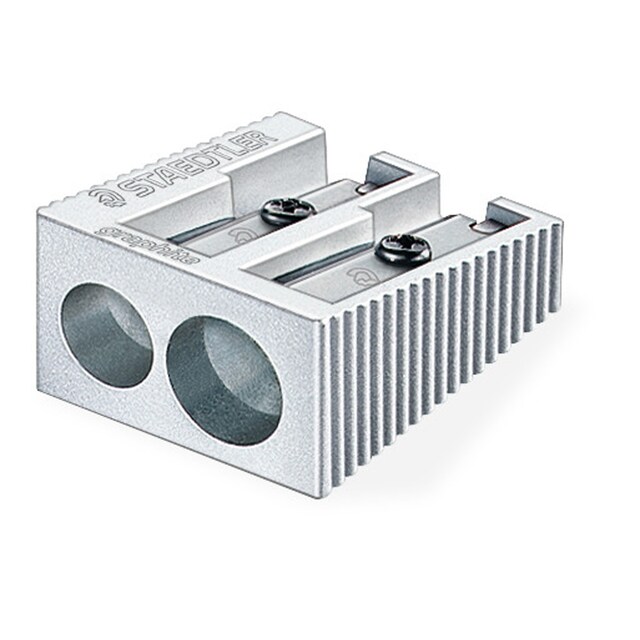 Imagen 0 de Pack 20 afilalápices metálicos doble Staedtler