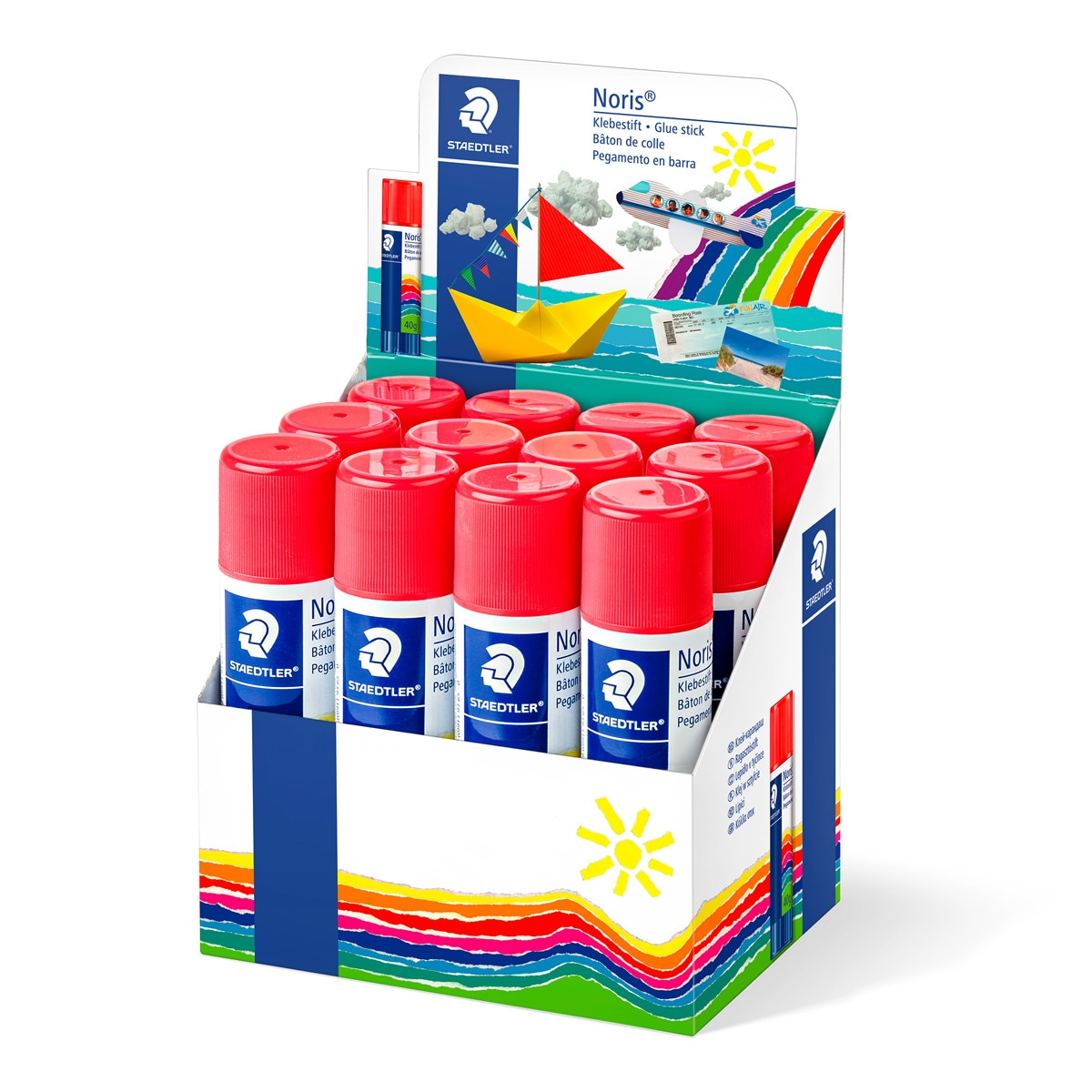 Pack 12 pegamentos en barra Staedtler 1