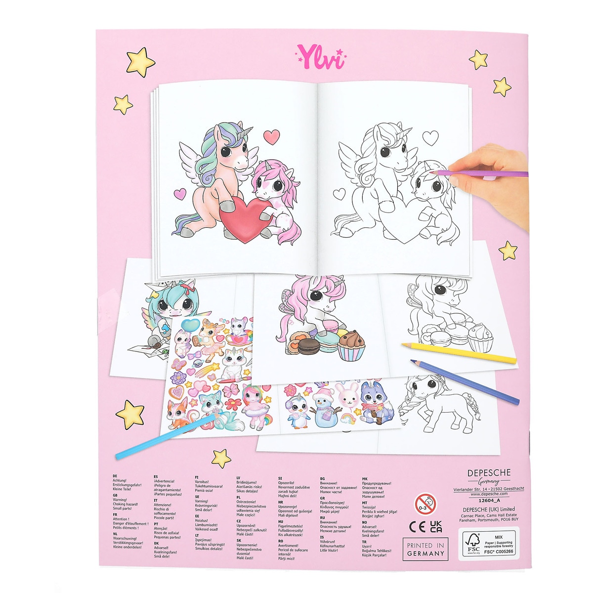 Cuaderno crea tu unicornio Happy Together Ylvi 5