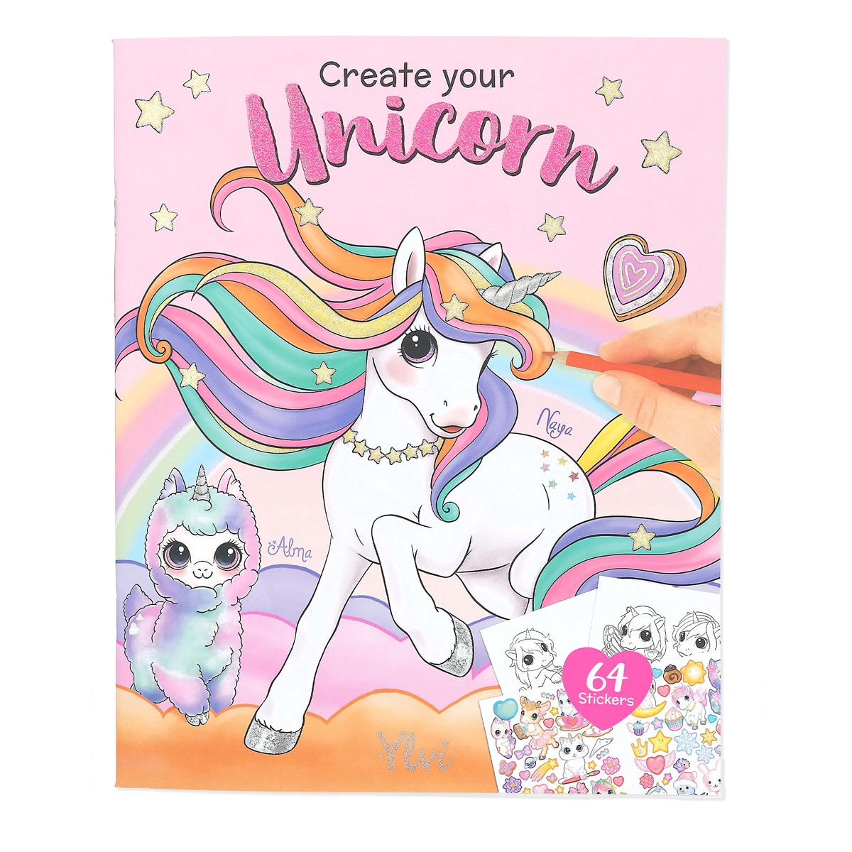 Cuaderno crea tu unicornio Happy Together Ylvi 2