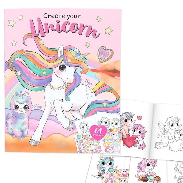 Imagen 0 de Cuaderno crea tu unicornio Happy Together Ylvi