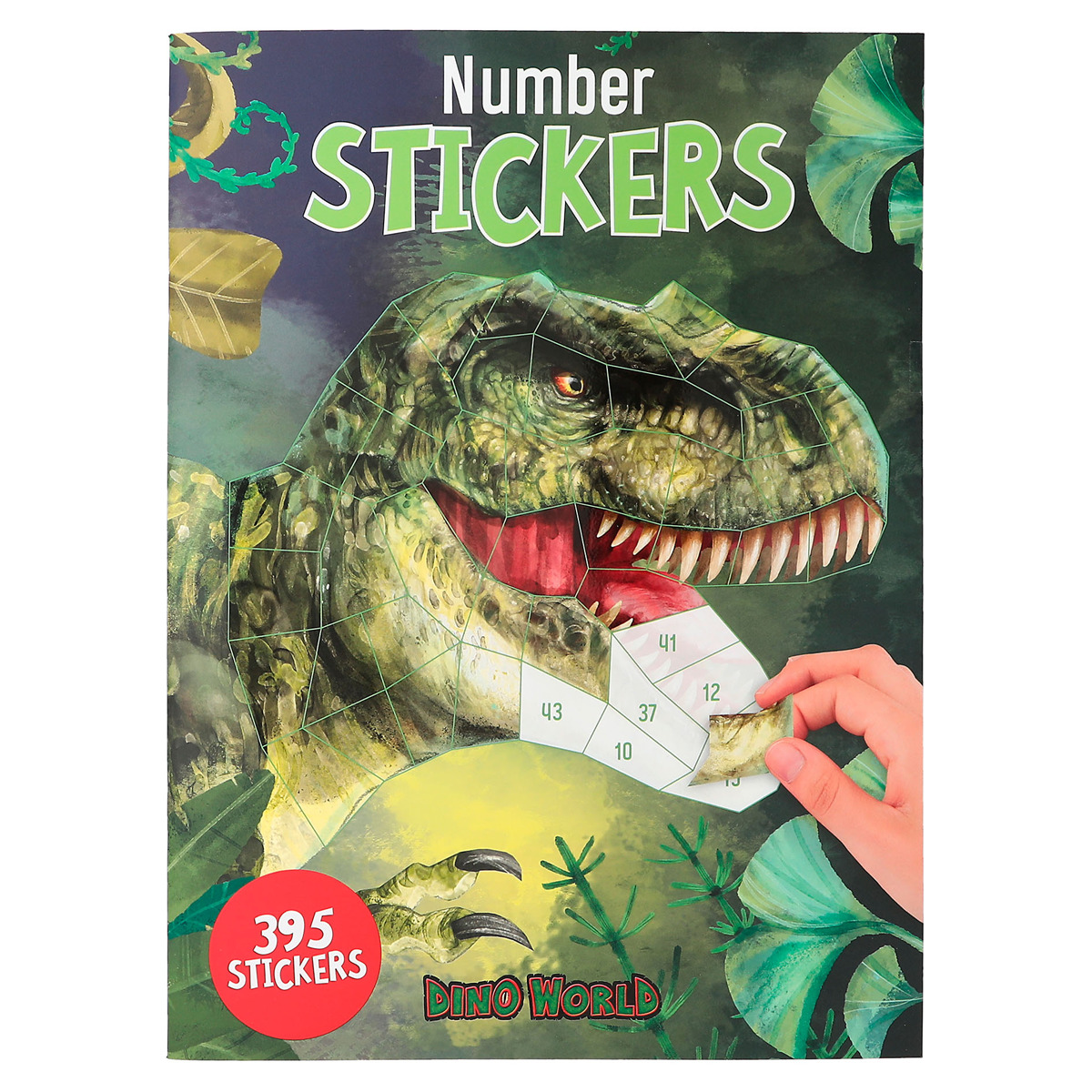 Libro pegatinass por números Iceworld Dino World + Action 2