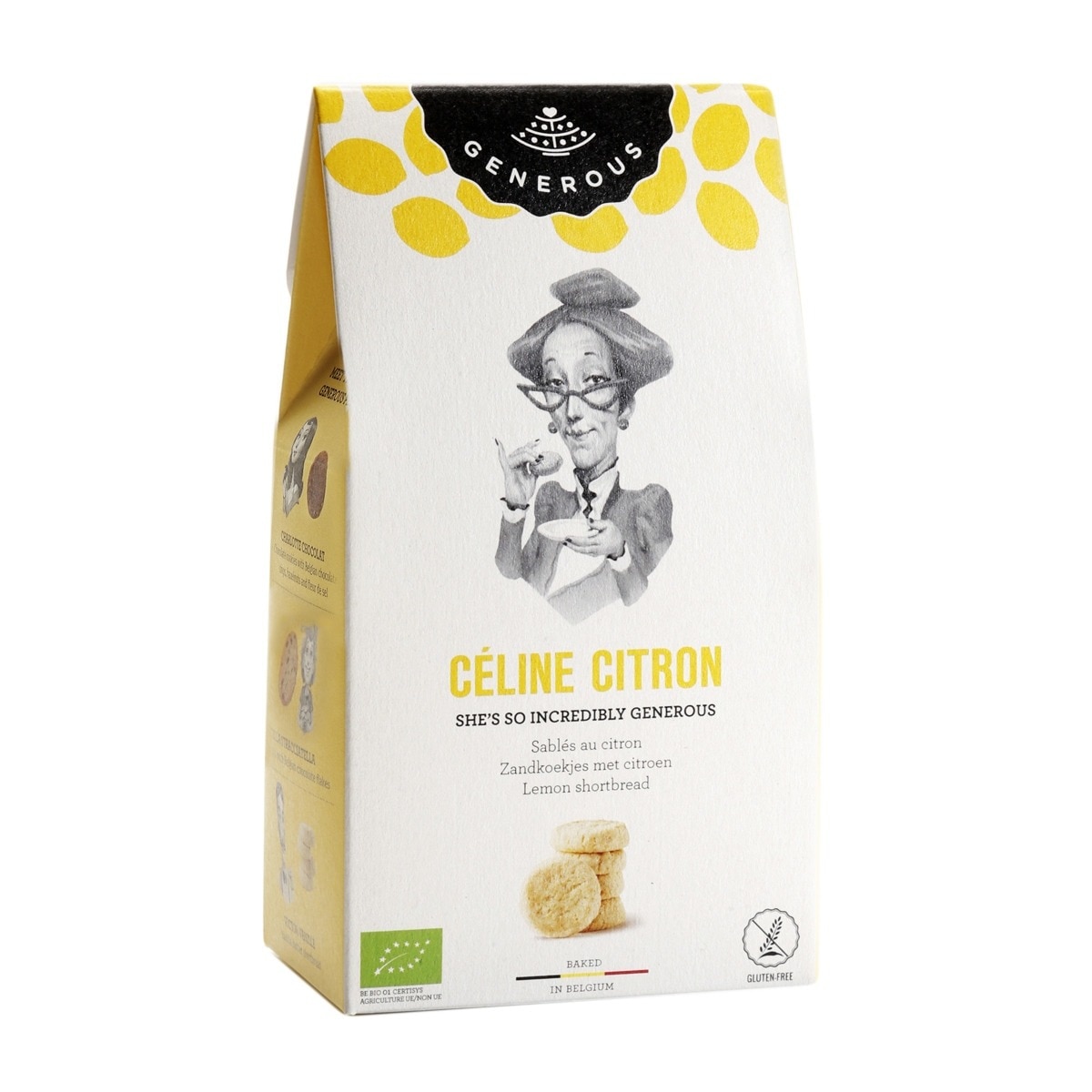 Galletas ecológicas sabor limón Céline Generous 1