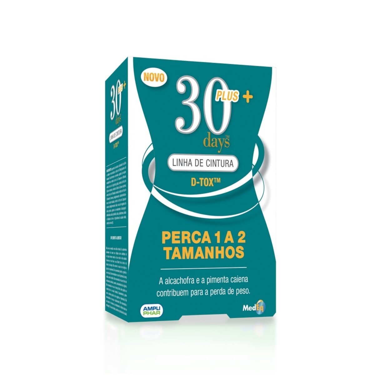 Suplemento Alimentar 30 Days Plus+ Linha Cintura D-Tox - 120 comp. 1