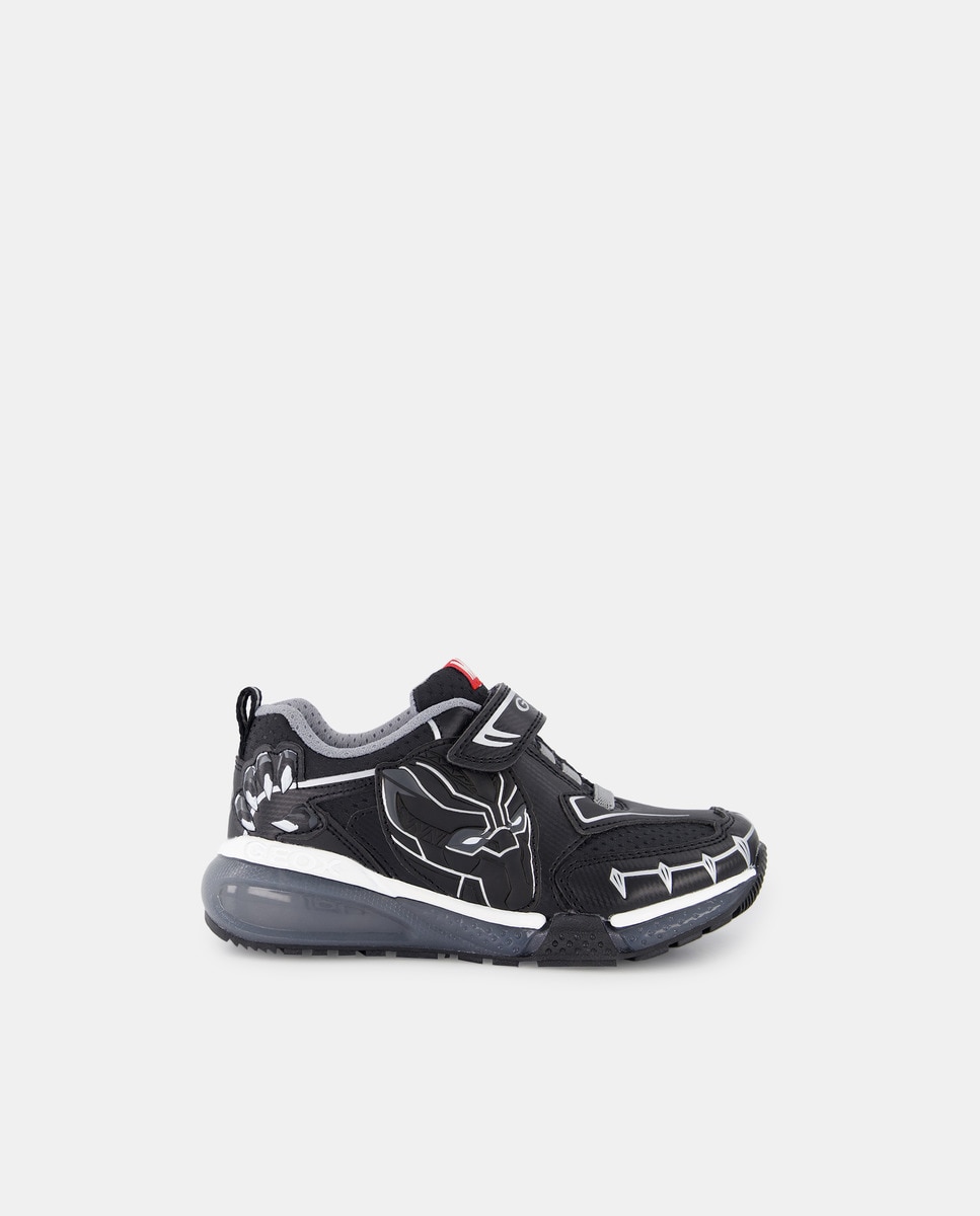 Chaussures Bayonyc basses style running lumineuses à bride autoaggripante