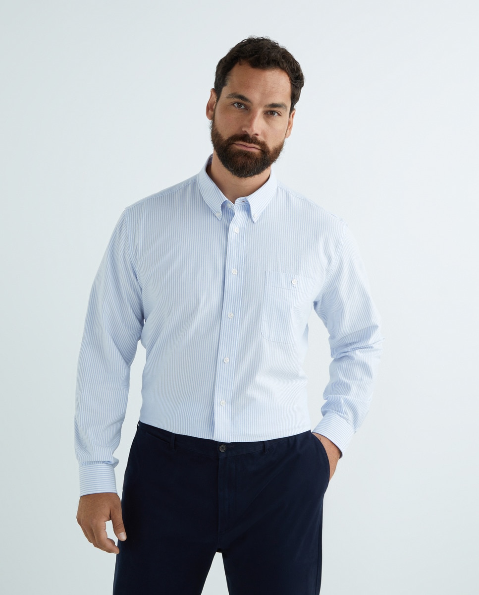 Chemise oxford rayure kodak
