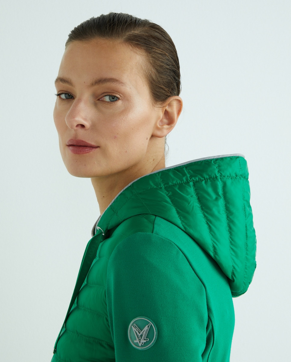 Parka Solarball com Capuz Fixo Verde-6