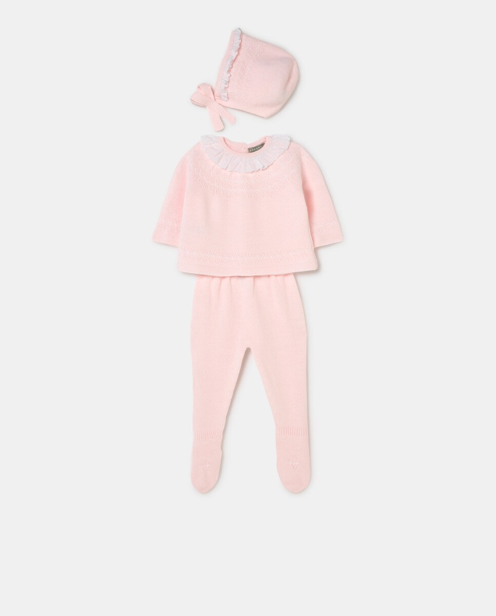 Tenue manches longues tricot