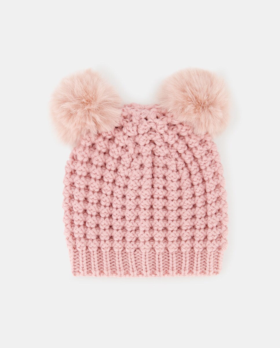 Bonnet deux pompons