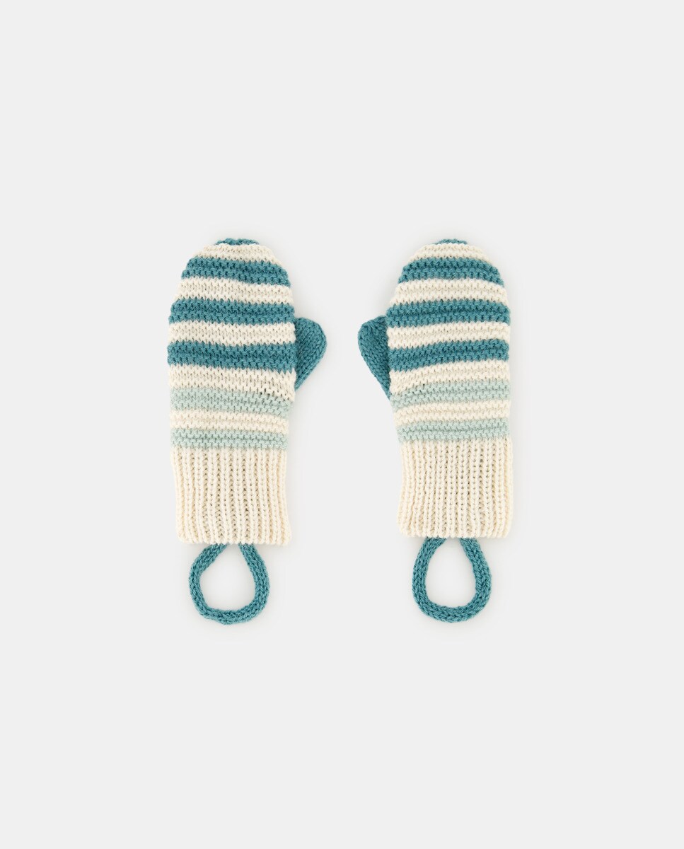 Moufles rayures coordonnées