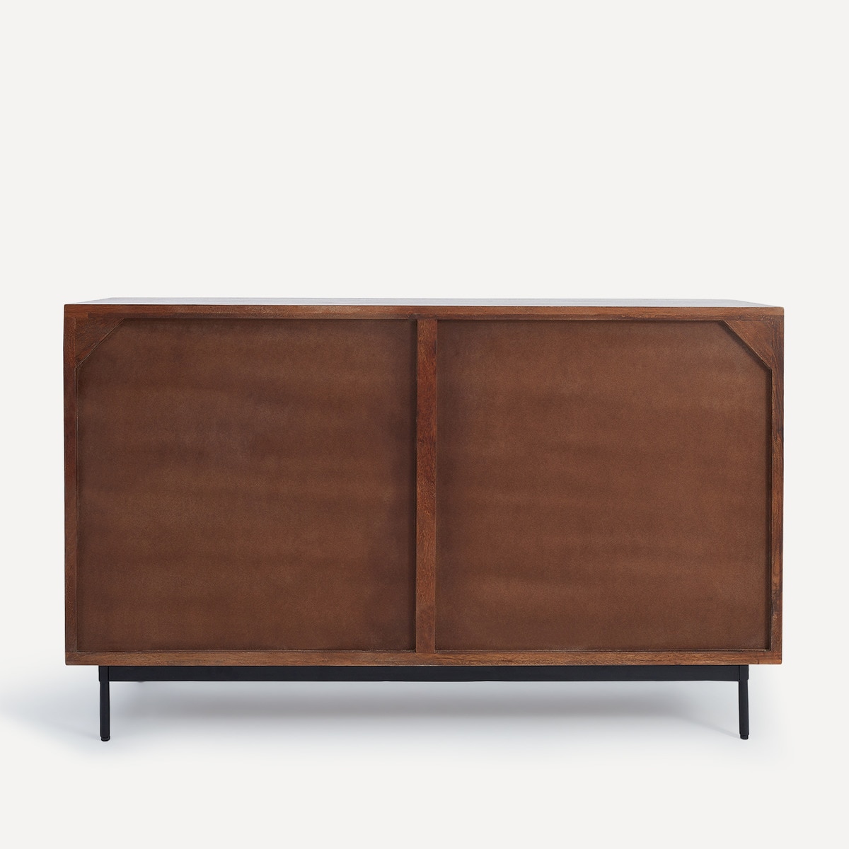 Cómoda de madera de mango de 6 cajones Curve Room - El Corte Inglés Nogal-7