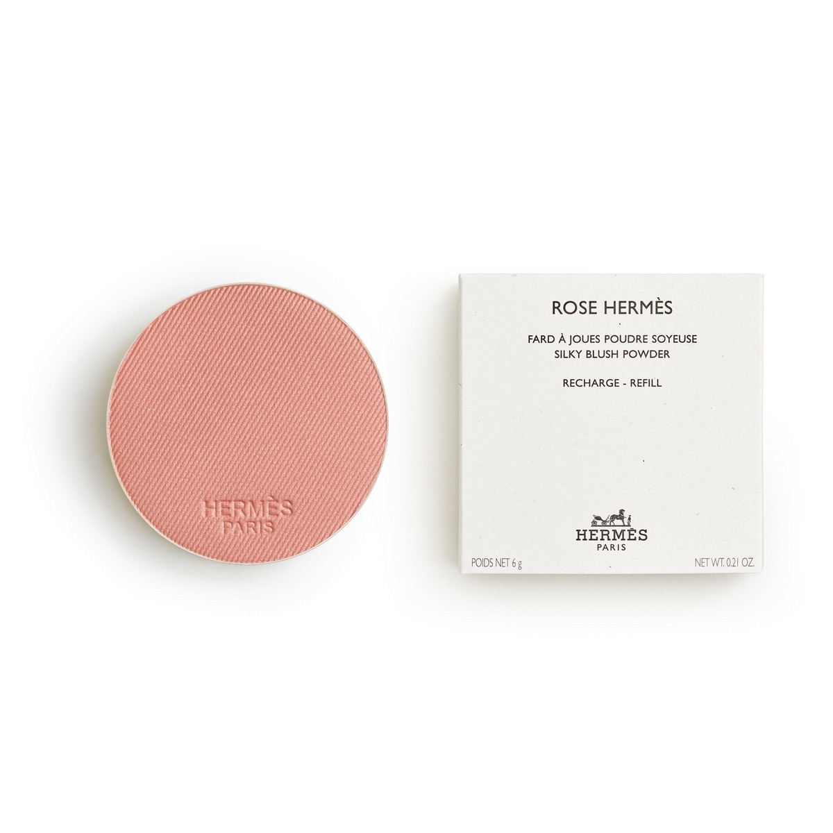 Imagem 0 de Recarga Blush em Pó Aveludado Rose Hermès - 6 g
