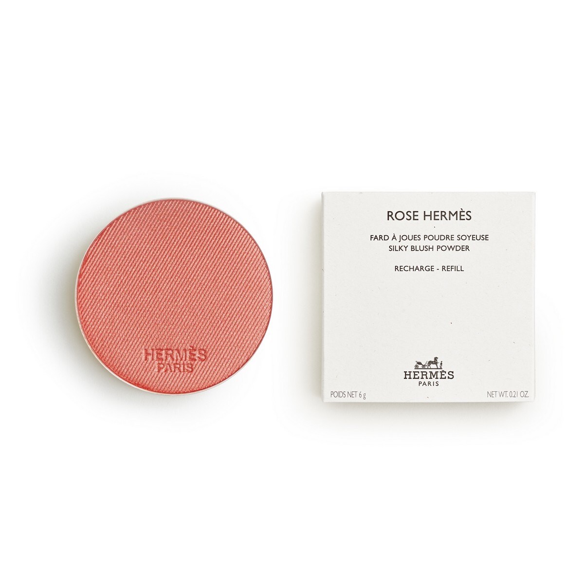 Recarga Blush em Pó Aveludado Rose Hermès - 6 g 58 - Rose Cuivré-1