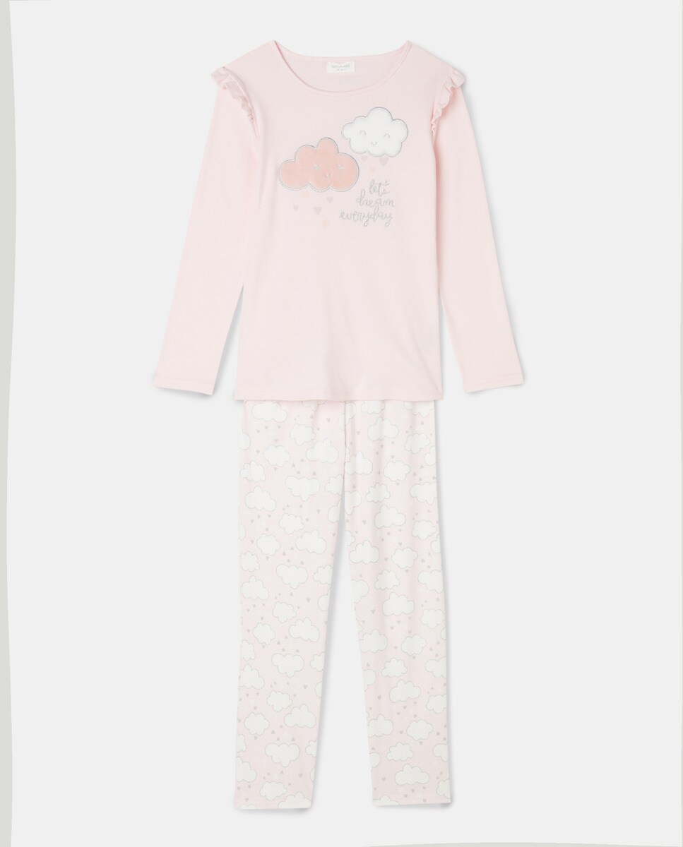 Pyjama interlock nuages