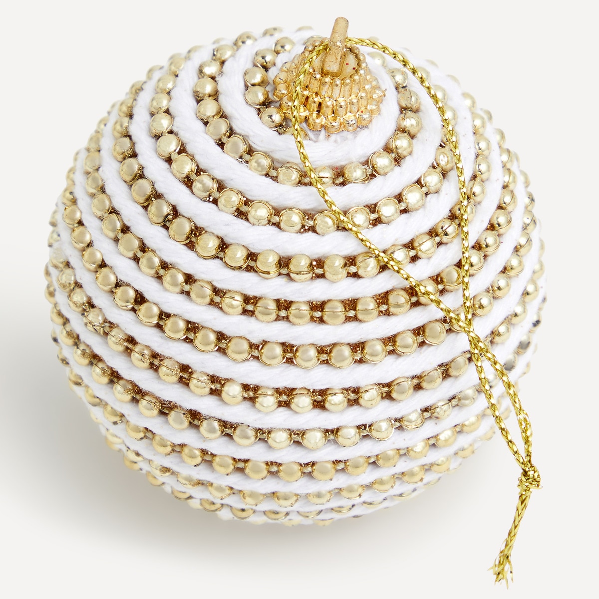 Conjunto de 6 Bolas com Corrente de Bolinhas Ouro-2