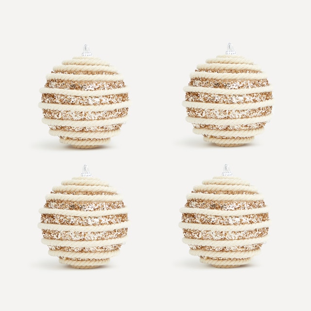 Imagen 0 de Set 4 bolas Glitter Cuerda Navidad El Corte Inglés