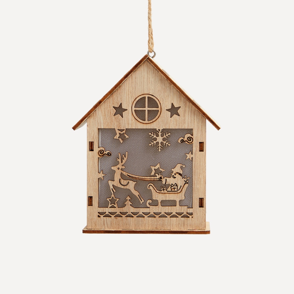 Enfeite de Casa Cenário com Luz LED Natural-2