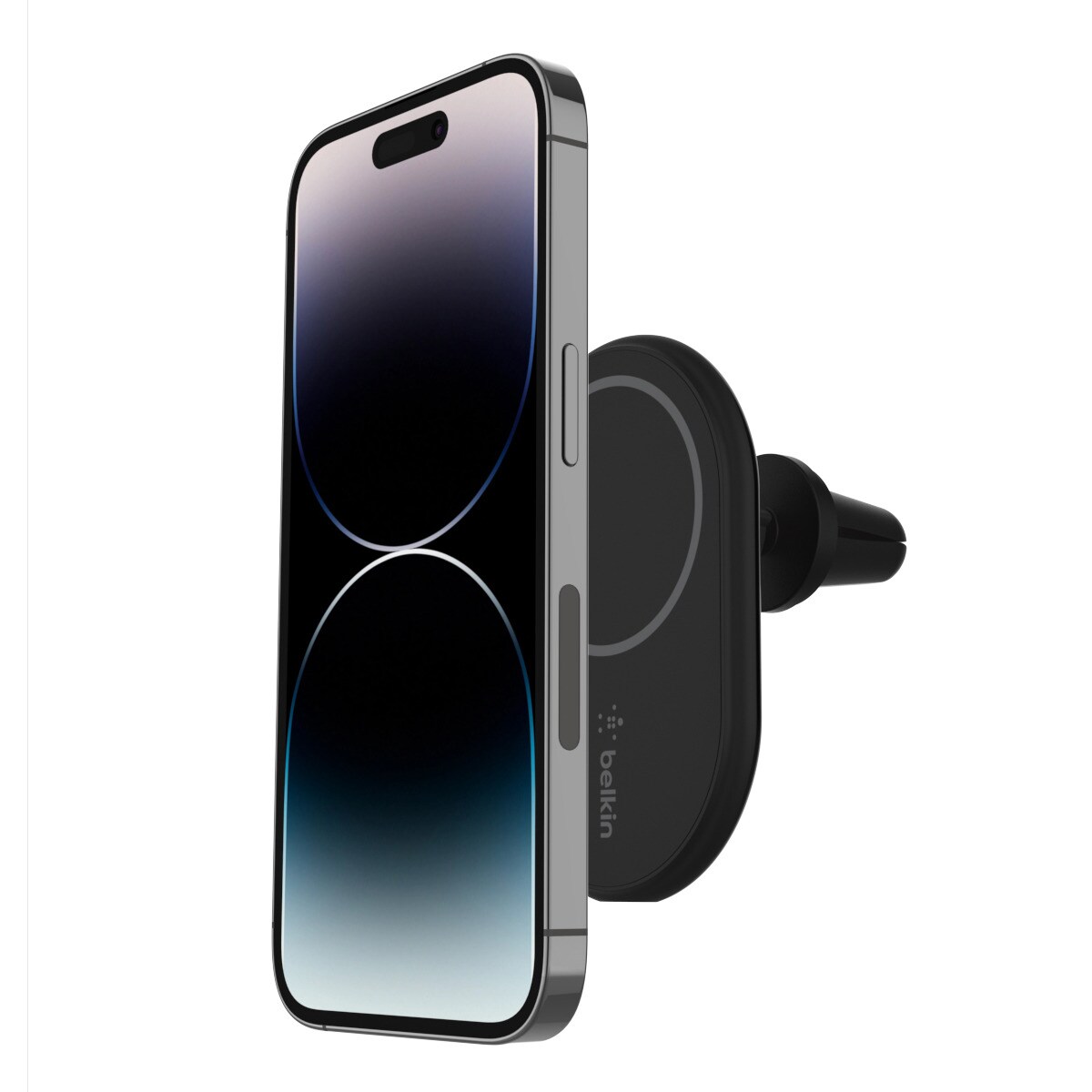 Cargador inalámbrico magnético para coche Belkin 10 W Negro-4