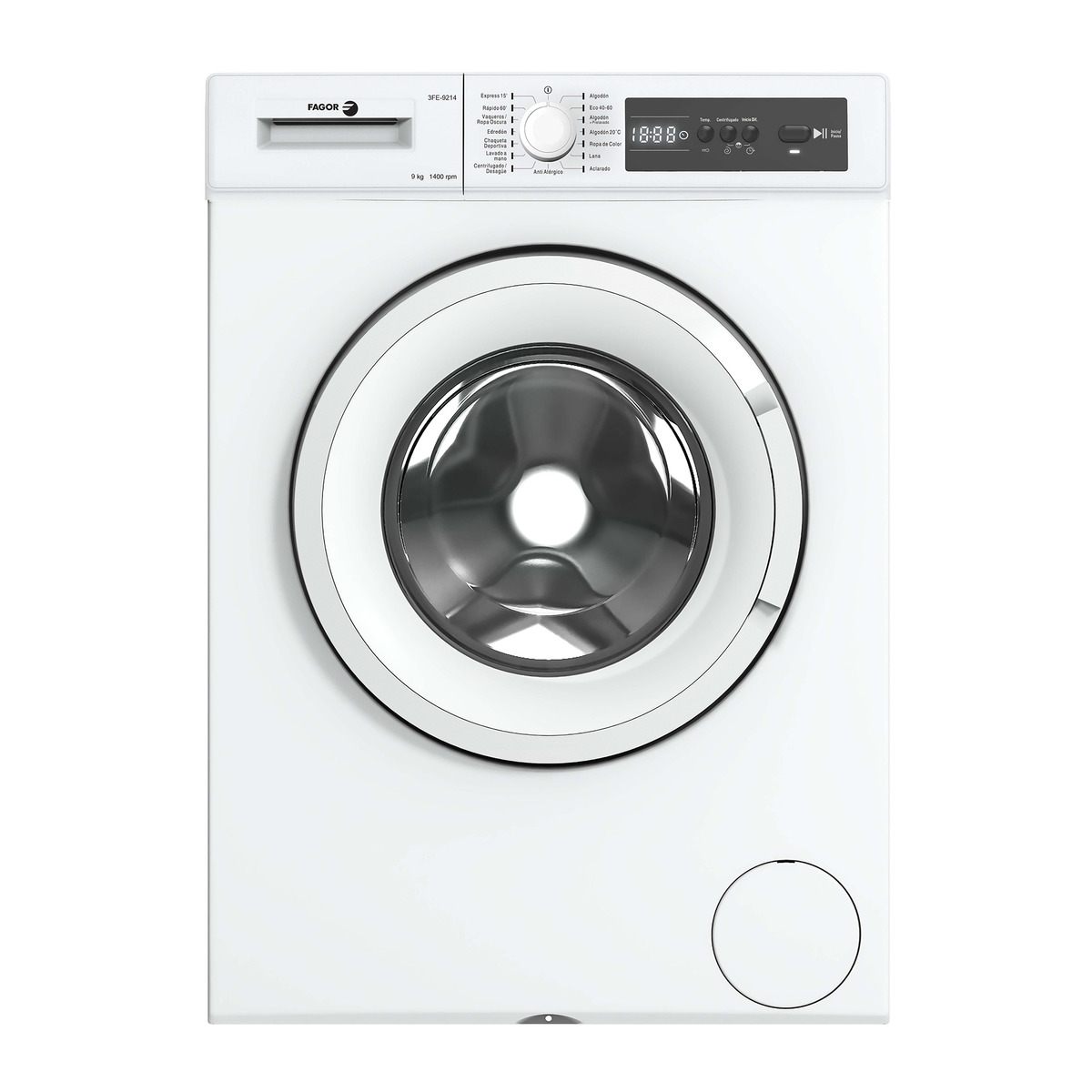 Lavadora Fagor 9 kg / 1.400 rpm, Motor Inverter - 3FE-9214 Blanco-1