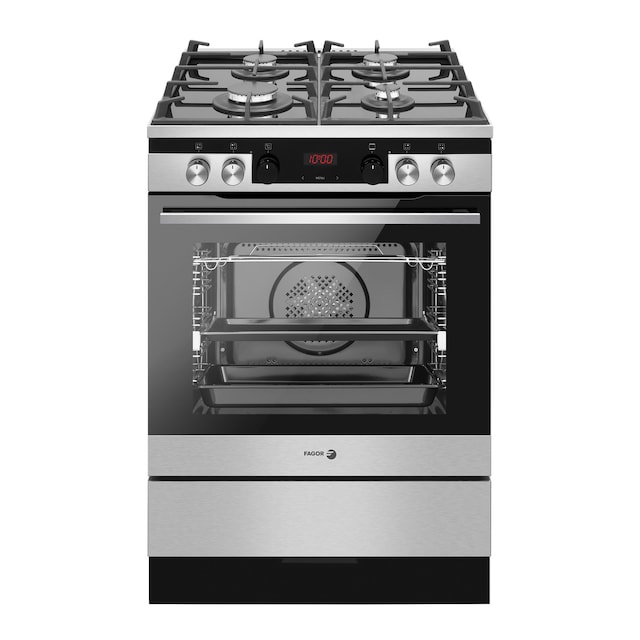 Imagen 0 de Cocina compacta Fagor con 4 quemadores y horno eléctrico - 3CLG-610BX