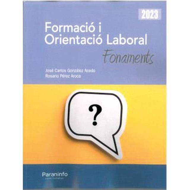 Formació i orientació laboral. Fonaments Ed. 2023 (Capa mole) 1