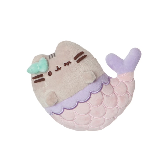 Imagen 0 de Peluche Pusheen sirena 13 cm Aurora gris