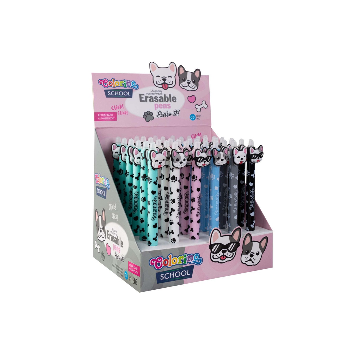 Esferográfica apagável Bulldog CoolPack Sortido-2