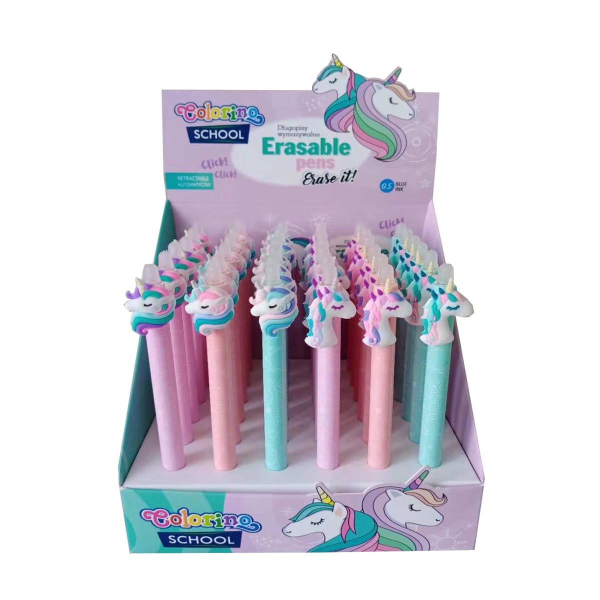 Bolígrafo borrable Unicornios CoolPack Surtido-2