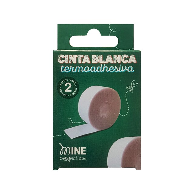 Imagen 0 de Cinta blanca termo-adhesiva 2 metros Mine