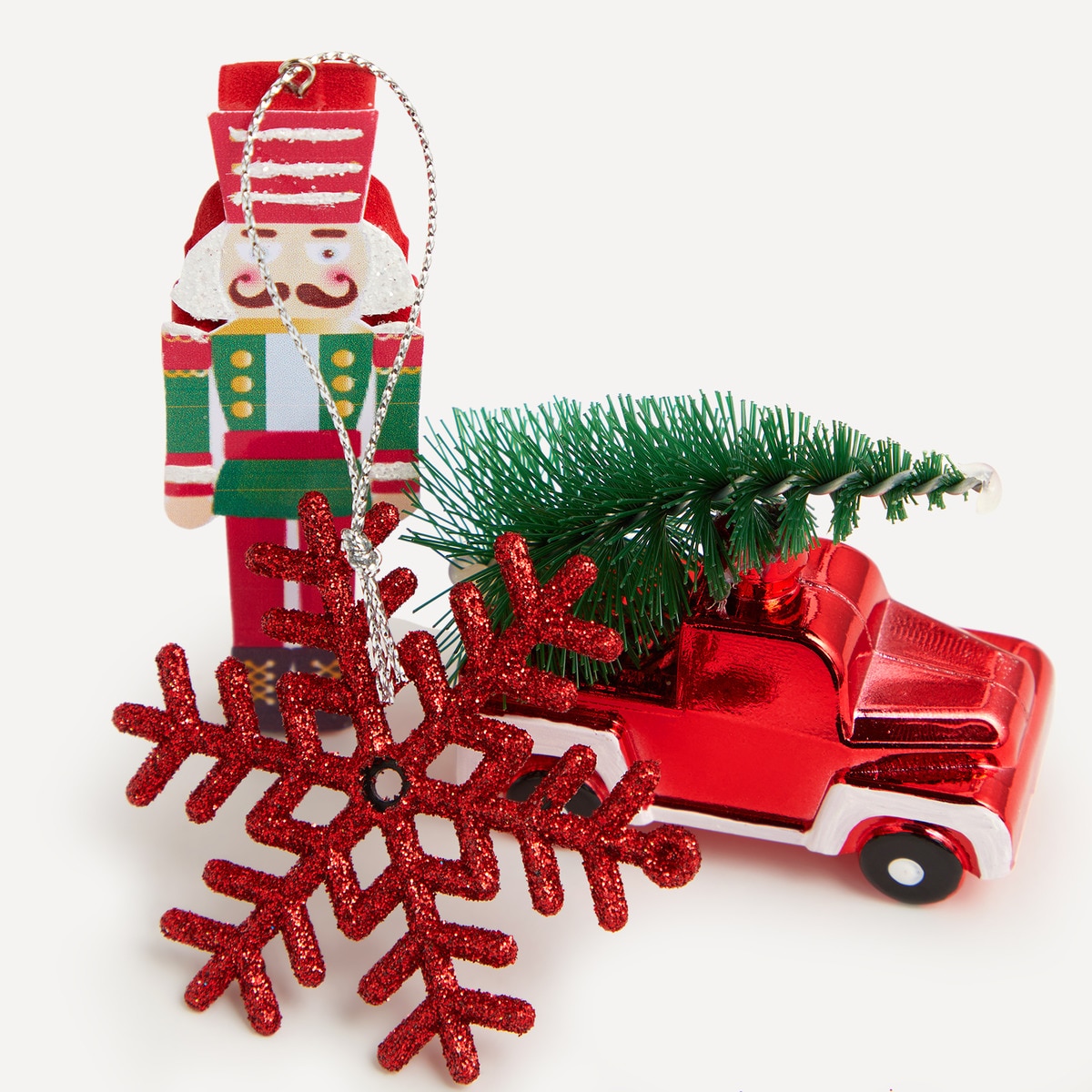 Pack 24 Colgantes Tradicional Navidad El Corte Inglés Multicolor-2