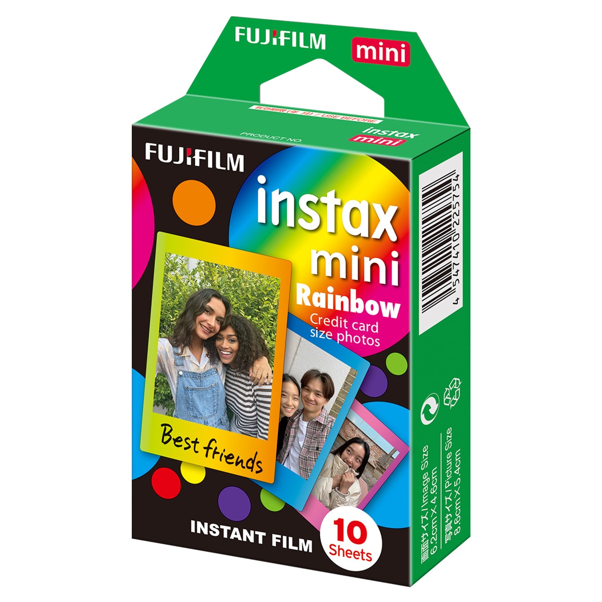 Imagem 0 de Película instantânea Instax Mini Film 10 folhas Arco-íris