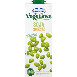 bebida de soja sin azúcares añadidos brik 1 l - Asturiana Vegetanea