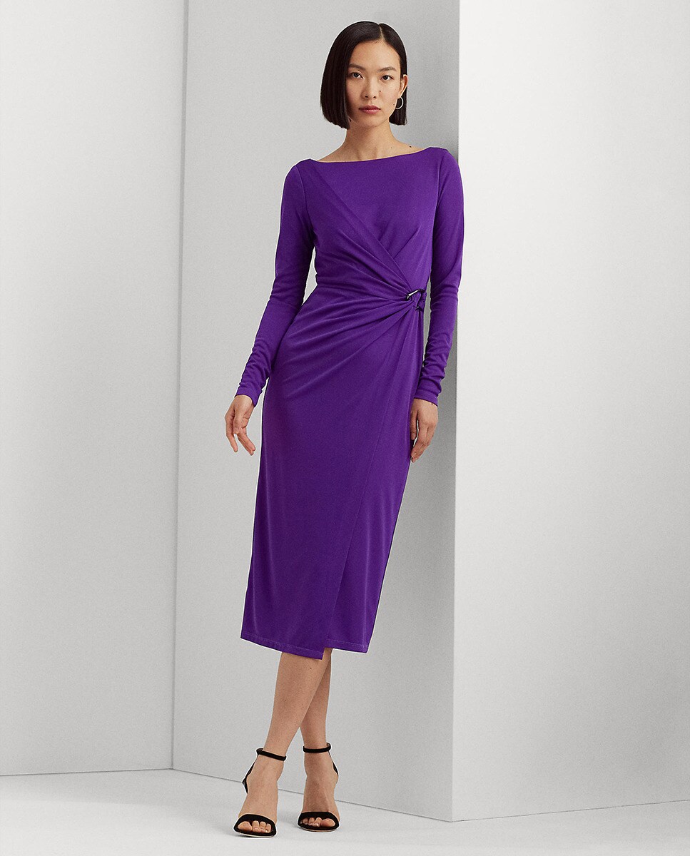 Robe midi à manches longues