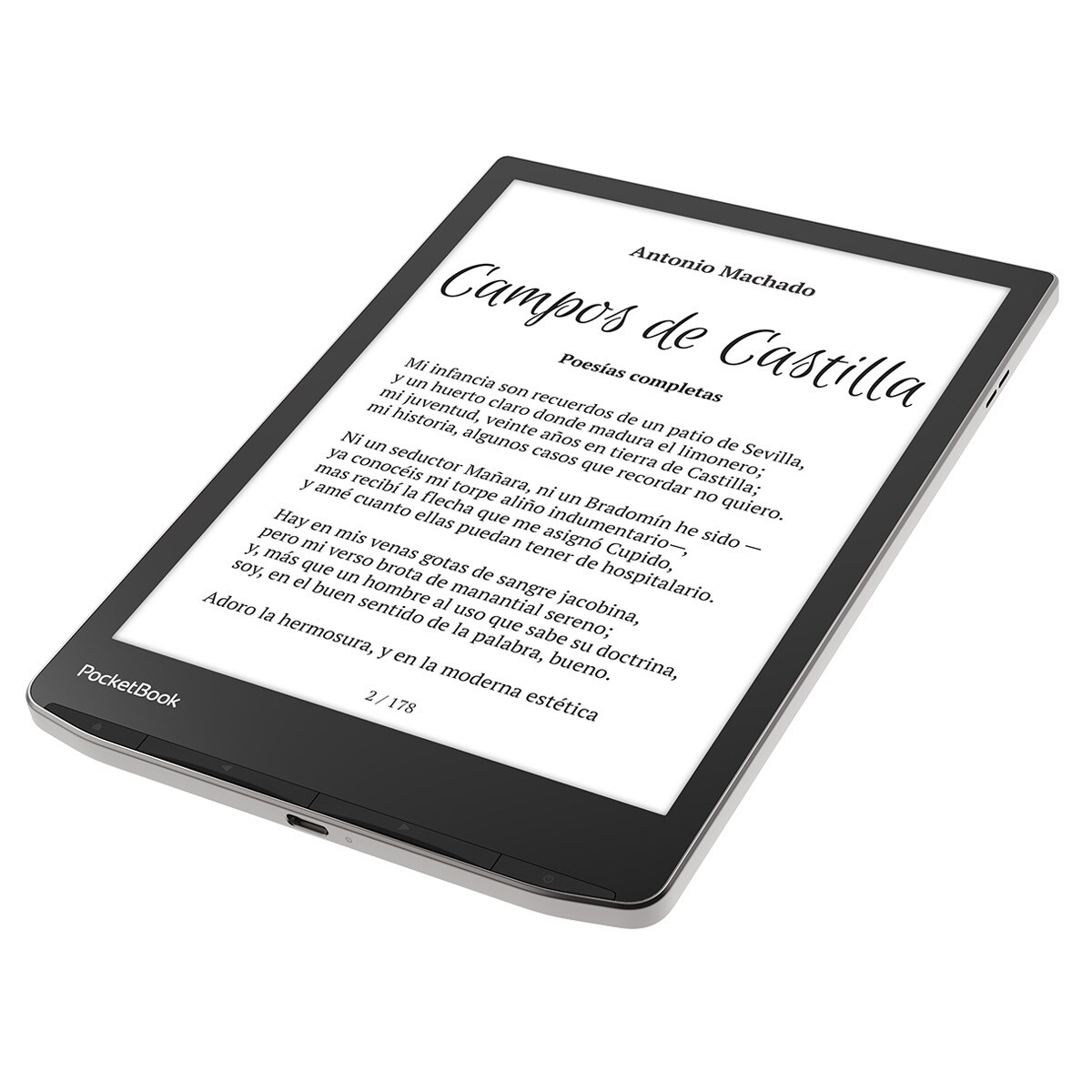 eReader PocketBook Inkpad 4 32GB, 7,8" E-Ink Carta Plata-4