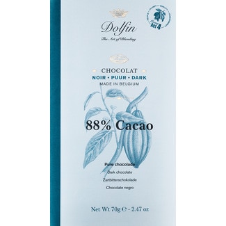 Chocolate Preto 88% Cacau tablete 70 g - Dolfin
