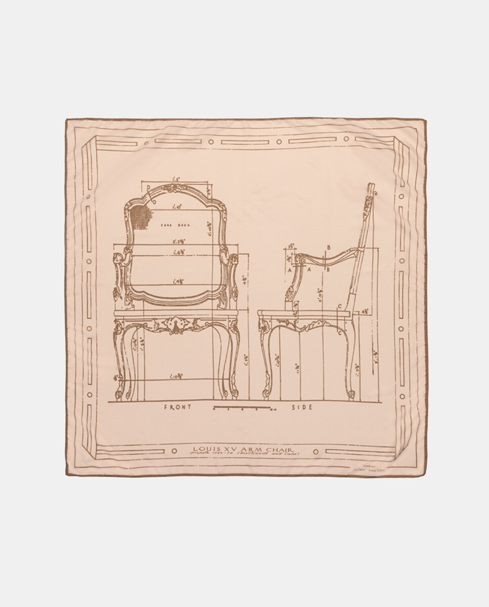 Foulard à imprimé fantaisie