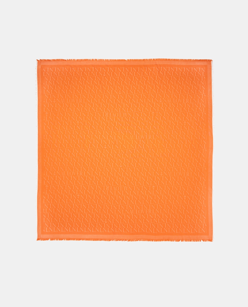 Foulard jacquard avec logo