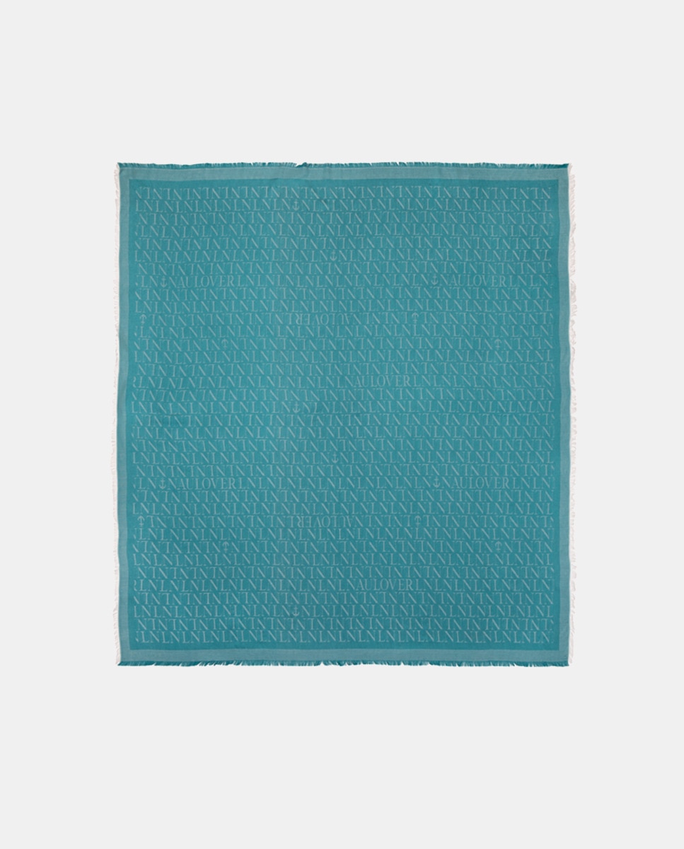 Foulard en jacquard avec logo