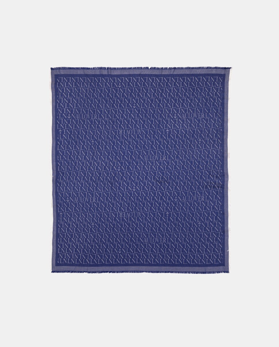 Foulard en jacquard avec logo