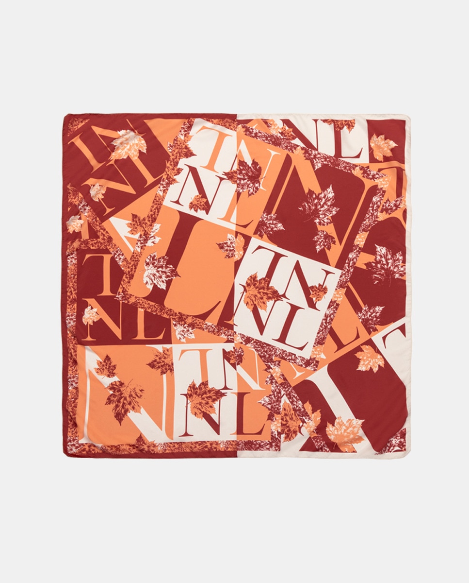 Foulard avec imprimé logo