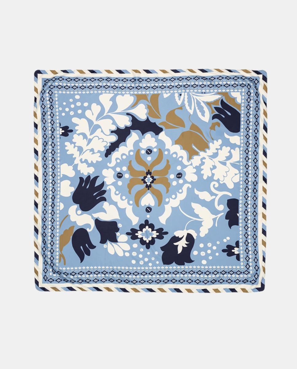 Foulard avec imprimé floral