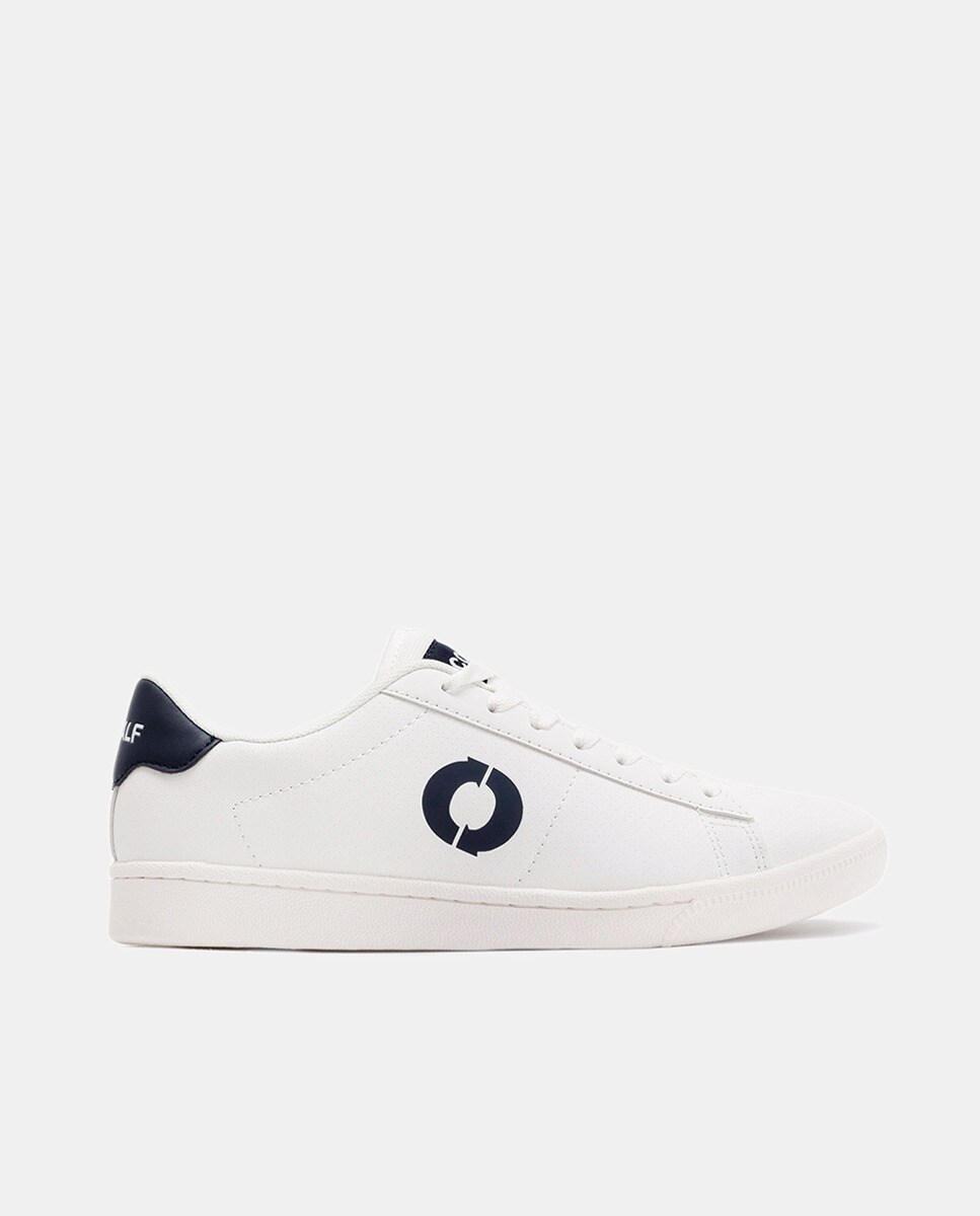 Chaussures Wimbledon basses à semelle cuvette avec logo et détails contrastants