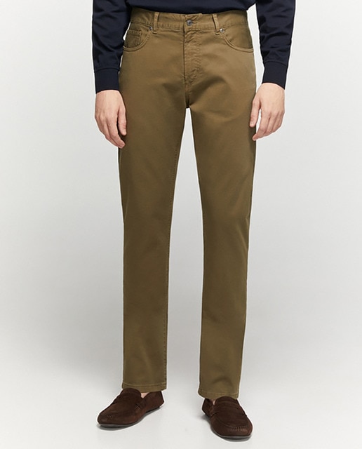 Imagen 0 de Pantalón cinco bolsillos recto de hombre