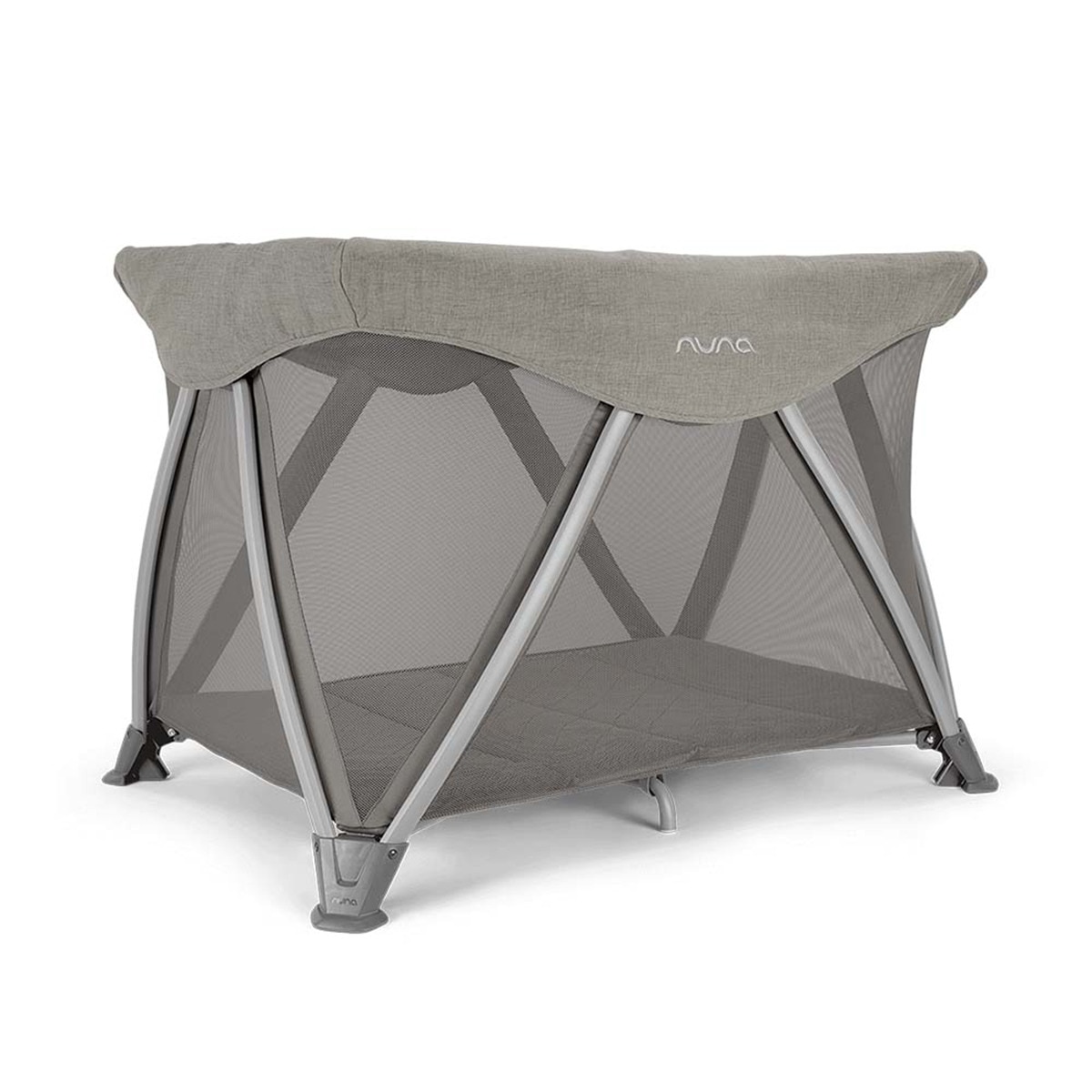 Cuna de viaje Nuna Sena Aire Frost Gris-2