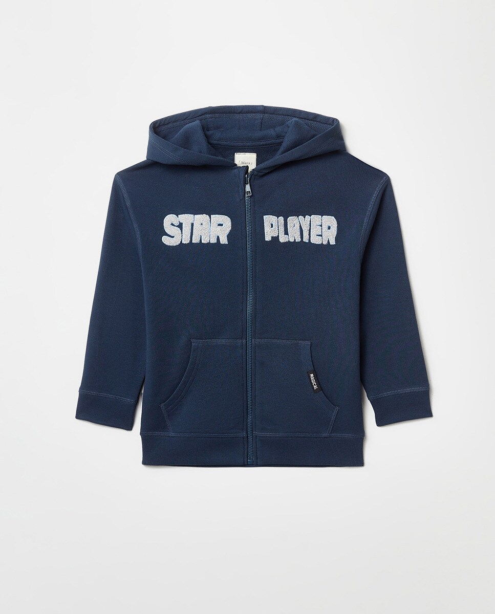 Sweat zippé capuche