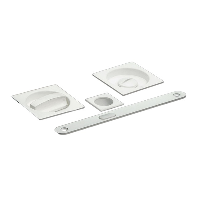Imagen 0 de Kit Puertas Correderas Embutir Cuadrado  56 x 56 mm - 160 x 17 mm