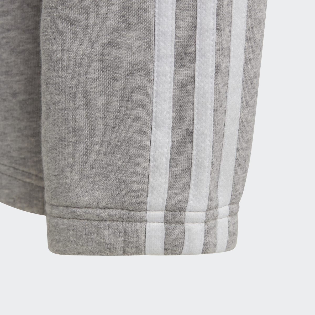Calças de Criança Essentials Fleece 3 Faixas Cinzento / Branco-5